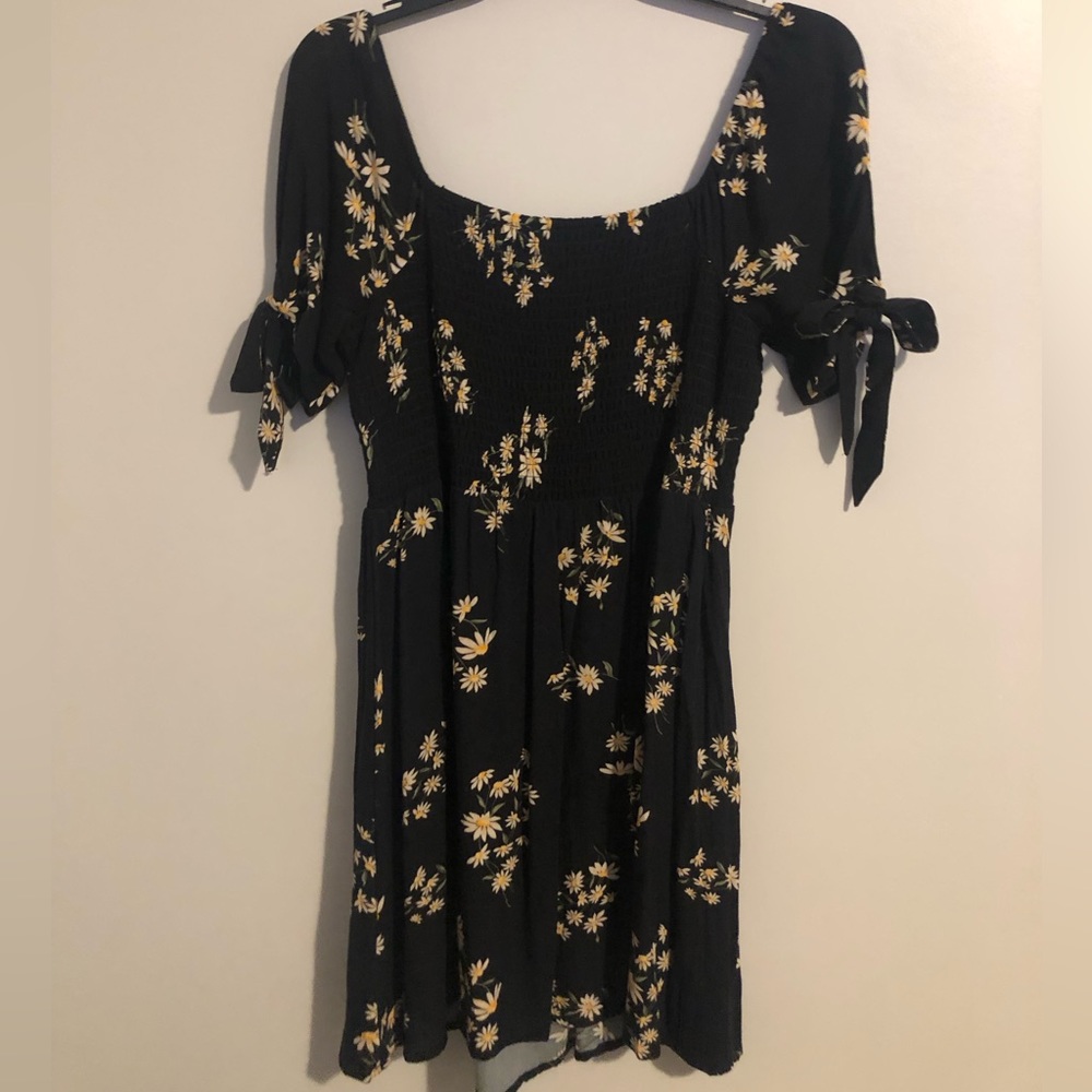 American Eagle smocked mini dress